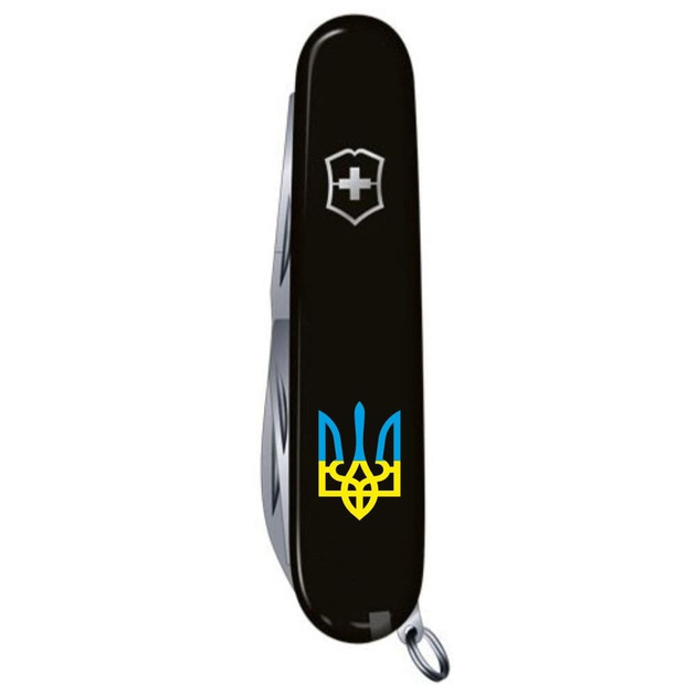 Нож Victorinox Climber Ukraine 91мм/14функ/Трезубец сине-желт/черный - изображение 2