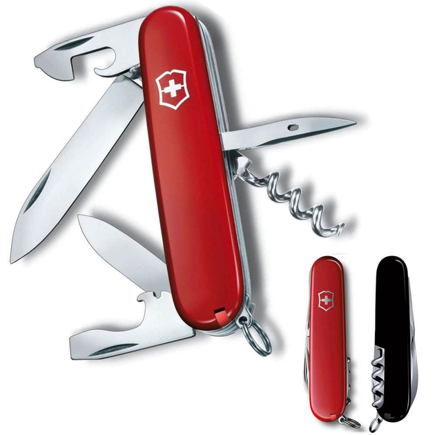 Нож Victorinox Spartan Ukraine 91мм/12функ/красно-черный - изображение 2