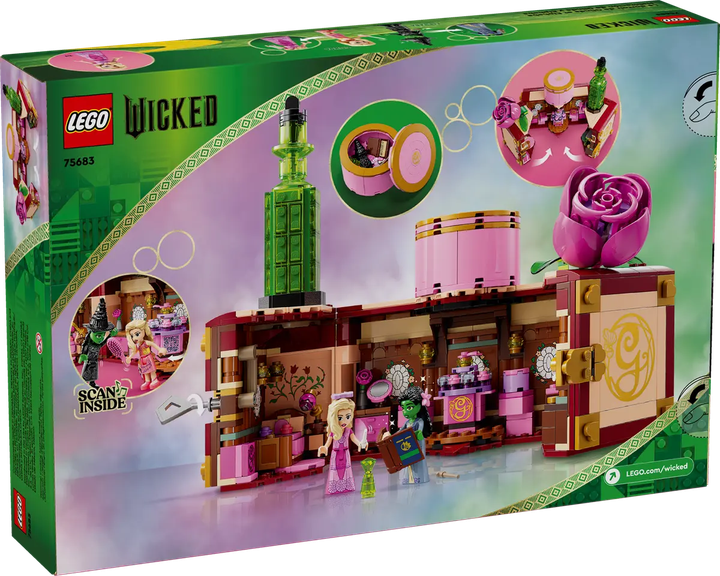 Конструктор LEGO Wicked Bright 2024 Общежитие Глинда и Элфаба 740 элементов (75683) - Фото 14 Конструктор LEGO Wicked Bright 2024 Общежитие Глинда и Элфаба 740 элементов (75683) - изображение 14