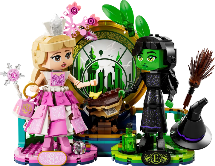 Конструктор LEGO Wicked Bright 2024 Фігурки Ельфаба та Глінда 558 елементів (75682) - Фото 2 Конструктор LEGO Wicked Bright 2024 Фігурки Ельфаба та Глінда 558 елементів (75682) - зображення 2