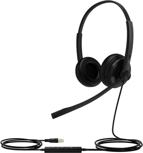 Słuchawki Yealink UH34 Dual UC Black (1308044) - obraz 1