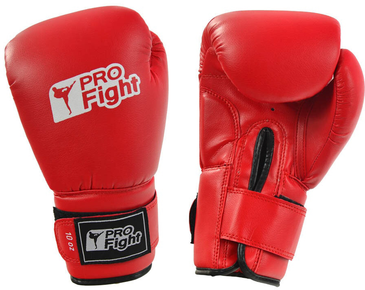 Rękawice Profight PVC bokserskie rozmiar 12 Czerwone (5902860631347) - obraz 1