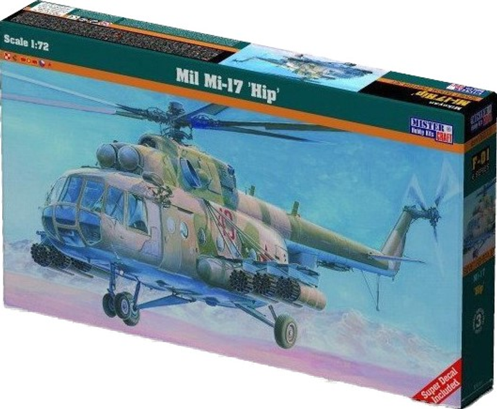 Model do sklejania MisterCraft Helikopter Mil Mi-17TB Hip 1:72 (5903852060015) - obraz 1