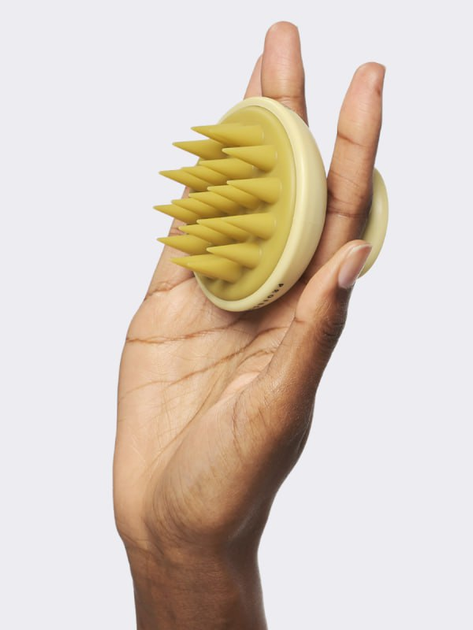 Масажна щітка для шкіри голови La'dor Scalp Massager Shampoo Brush Brown 70х70х70 мм (8809982980087) - зображення 4