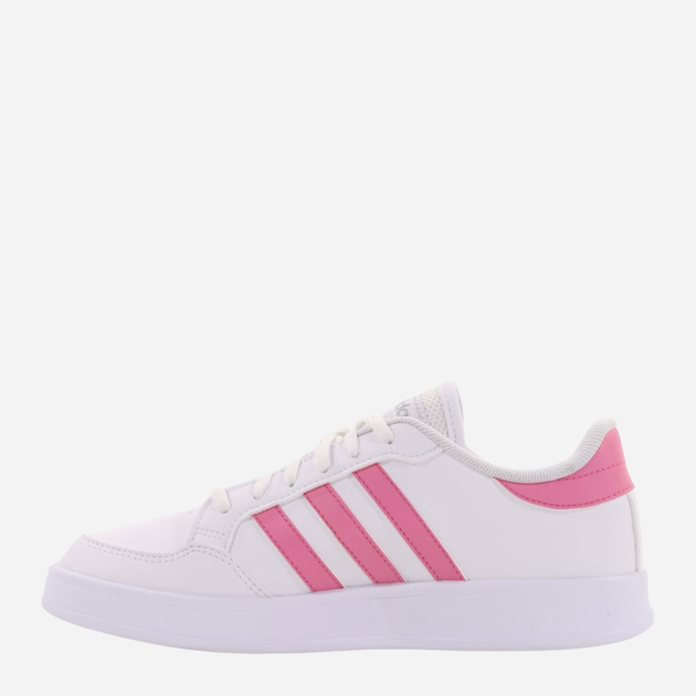 Tenisówki damskie z eko skóry adidas Breaknet GZ8082 36.5 Biały/Różowy (4064047817287) - obraz 2