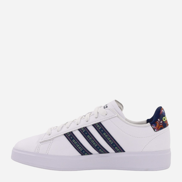 Sneakersy damskie z eko skóry adidas Grand Court 2.0 GW7111 38.5 Biały/Granatowy (4065426064001) - obraz 2