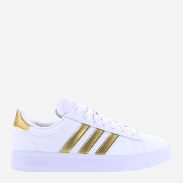 Жіночі кеди низькі adidas Grand Court 2.0 HP9417 36.5 Білий/Золотистий (4066749498641) - зображення 1