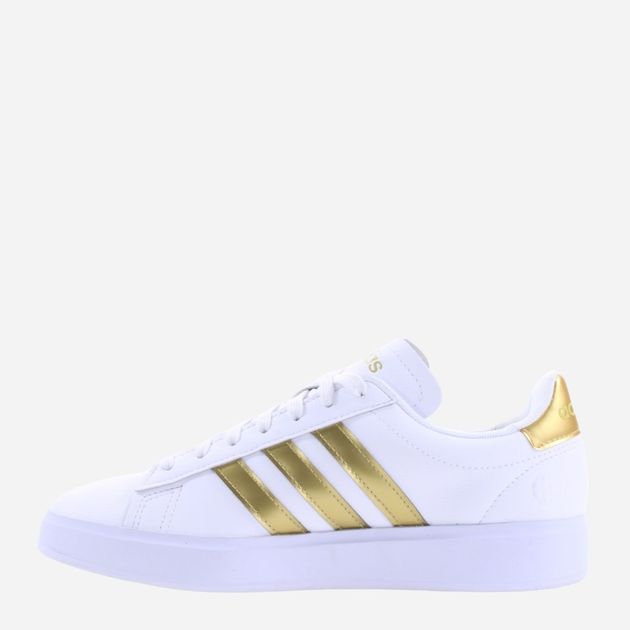 Tenisówki damskie z eko skóry adidas Grand Court 2.0 HP9417 38.5 Biały/Złoty (4066749498573) - obraz 2