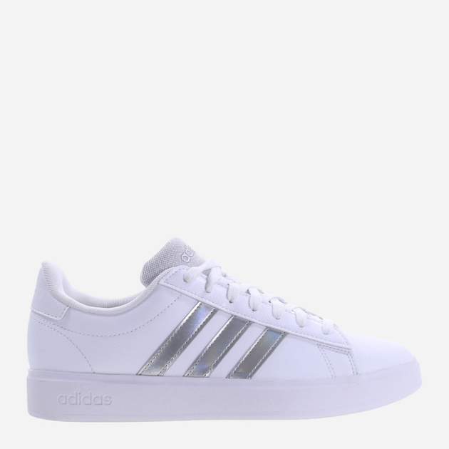 Tenisówki damskie z eko skóry adidas Grand Court 2.0 ID4485 38.5 Biały/Srebrny (4066755767090) - obraz 1