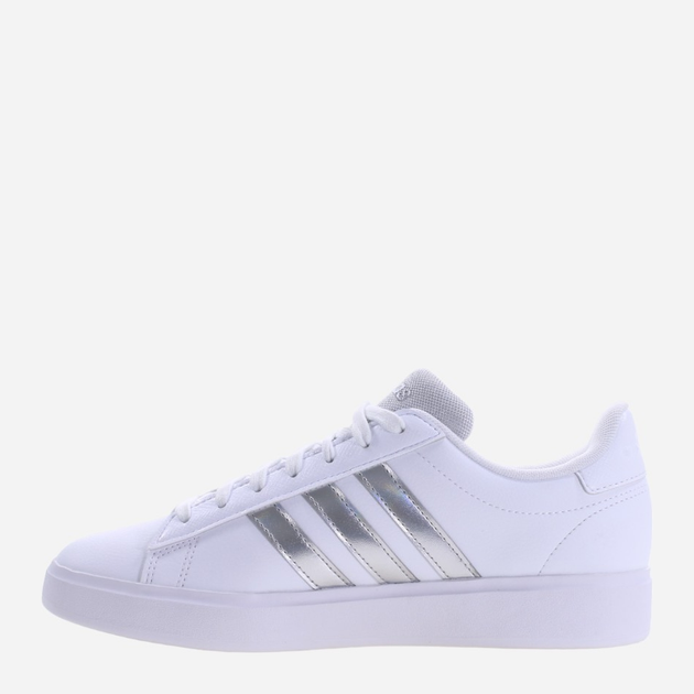 Жіночі кеди низькі adidas Grand Court 2.0 ID4485 39.5 Білий/Сріблястий (4066755767106) - зображення 2