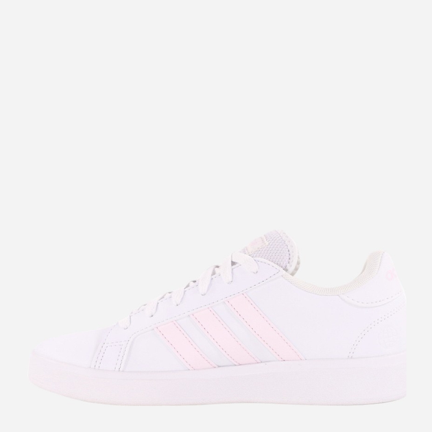 Жіночі кеди низькі adidas Grand Court Base 2 GW9260 38.5 Білий/Блідо-рожевий (4065427839585) - зображення 2