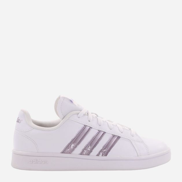 Tenisówki damskie z eko skóry adidas Grand Court Beyond GW9247 37.5 Biały/Fioletowy (4065427478630) - obraz 1