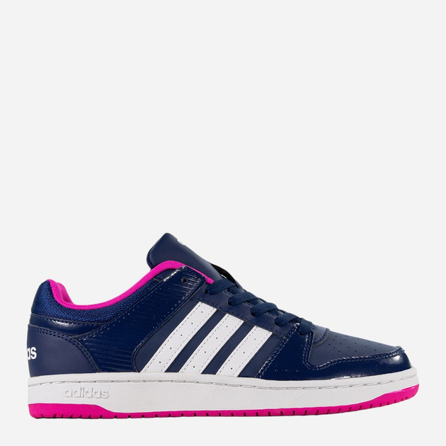 Rozetka.pl Sneakersy damskie do kostki adidas VS Hoopster W B74436 36 Granatowe 4056563326909 kupuj z dostaw na terenie Polski