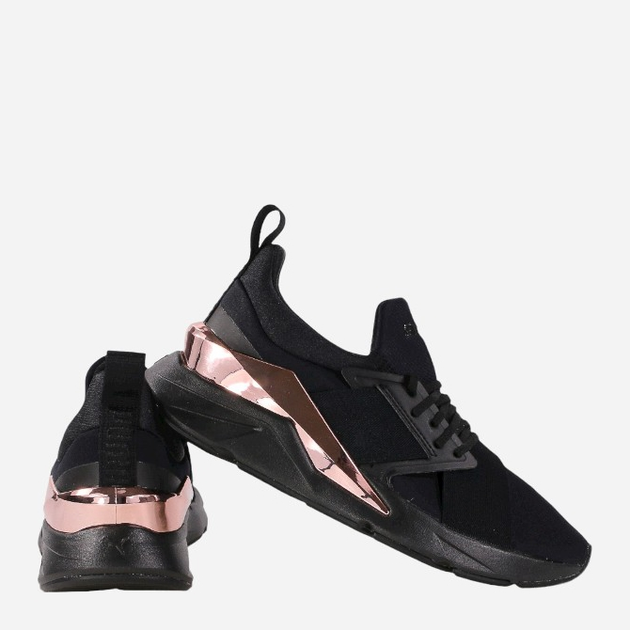 Buty sportowe damskie Puma Muse X5 Metal 383954-01 37.5 Czarne (4064536051000) - obraz 3