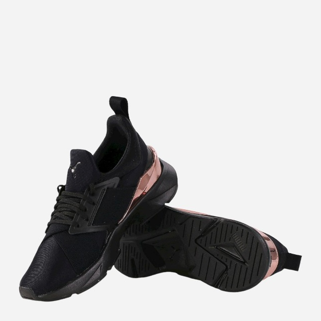Buty sportowe damskie Puma Muse X5 Metal 383954-01 37.5 Czarne (4064536051000) - obraz 4