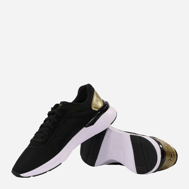 Buty sportowe damskie Puma Rose Raw Metallics 383849-02 39 Czarne (4064536082547) - obraz 4