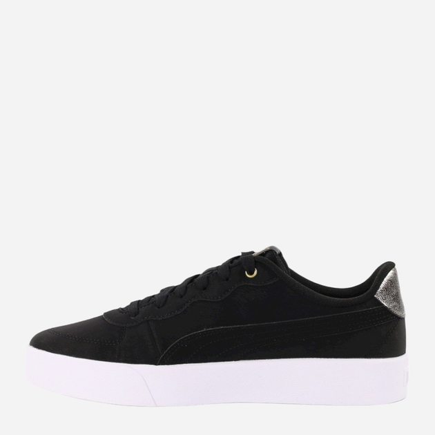 Tenisówki damskie z eko skóry Puma Skye Clean Raw 383914-02 36 Czarne (4064536250410) - obraz 2