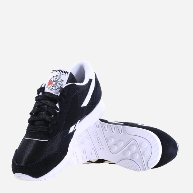 Жіночі кросівки Reebok Cl Nylon 6390 40 Чорні (4066749405427) - зображення 4