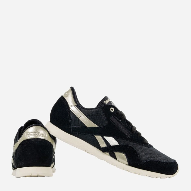 Buty sportowe damskie Reebok Cl Nylon Slim Metal AQ9831 38 Czarne (4057282219800) - obraz 3