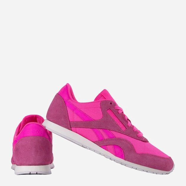 Buty sportowe damskie Reebok Cl Nylon Slim Metal AR2718 37 Różowe (4057282236807) - obraz 3