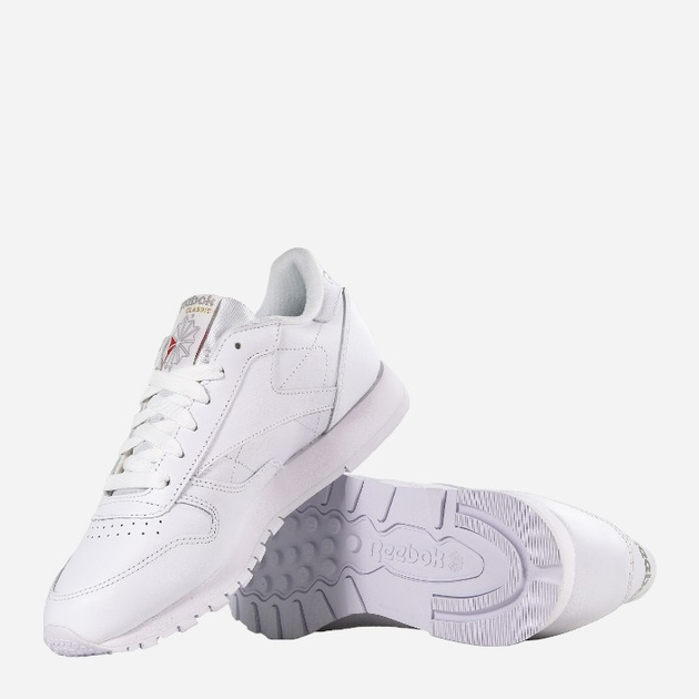 Жіночі кросівки Reebok Classic Leather 2232 35.5 Білі (54871758317) - зображення 4