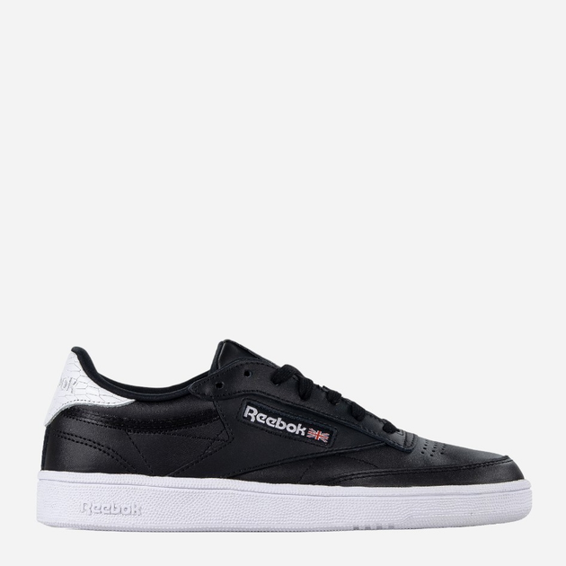 Tenisówki damskie skórzane Reebok Club C 85 Emboss BS9529 38.5 Czarne (4058028147265) - obraz 1