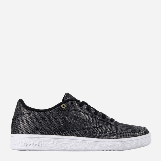 Жіночі кеди низькі Reebok Club C 85 Metallic CN1515 39 Сріблястий/Чорний (4058028314629) - зображення 1