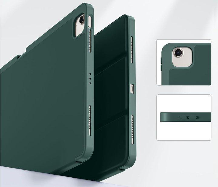 Чехол-книжка CDK для Apple iPad Air 13" M4 2026 | Экокожа силикон Smart Case Слот Стилус (017899) (green) - Фото 4 Чехол-книжка CDK для Apple iPad Air 13" M4 2026 | Экокожа силикон Smart Case Слот Стилус (017899) (green) - изображение 4