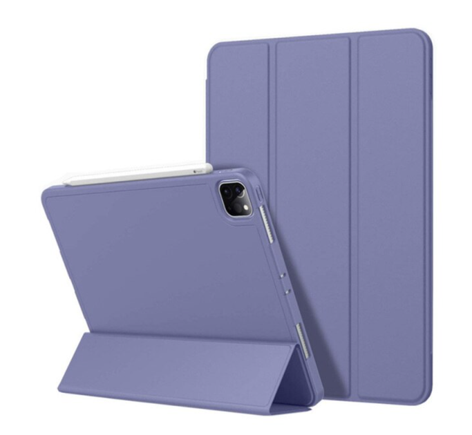 Чехол-книжка CDK для Apple iPad Pro 11" 4gen 2022 | Экокожа силикон Smart Case Слот Стилус (011190) (lavender grey) - Фото 4 Чехол-книжка CDK для Apple iPad Pro 11" 4gen 2022 | Экокожа силикон Smart Case Слот Стилус (011190) (lavender grey) - изображение 4