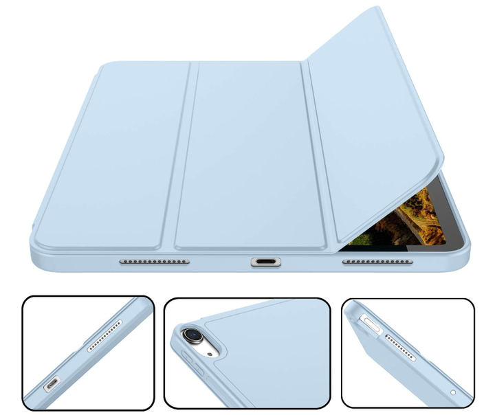 Чехол-книжка CDK для Apple iPad Air 11" M4 2026 | Эко-кожа силикон Smart Case Слот Стилус (015026) (white ice) - изображение 3