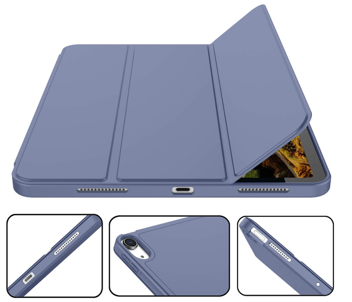 Чехол-книжка CDK для Apple iPad Air 11" M4 2026 | Эко-кожа силикон Smart Case Слот Стилус (015026) (lavender grey) - Фото 3 Чехол-книжка CDK для Apple iPad Air 11" M4 2026 | Эко-кожа силикон Smart Case Слот Стилус (015026) (lavender grey) - изображение 3