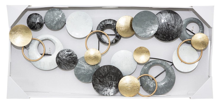Dekoracja ścienna Atmosphera Deco metalowa 93 x 43 cm (3560238657508) - obraz 3