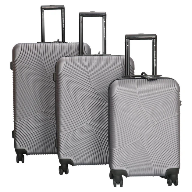 Чемодан Enrico Benetti LOUISVILLE/Grey M Средний Eb39040 012-60 - изображение 7