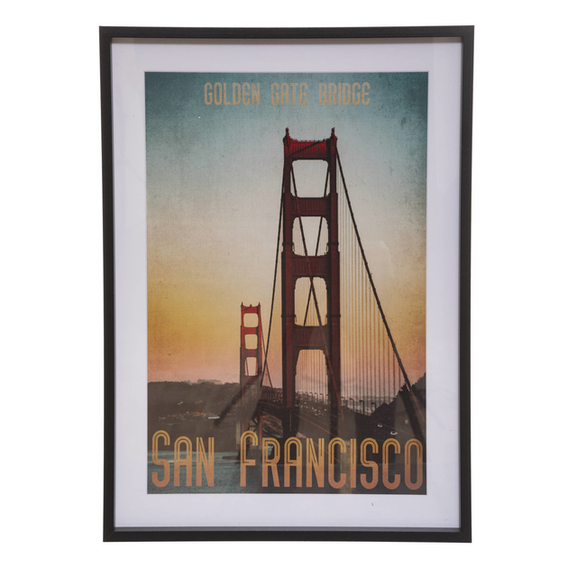 Plakat w ramie Atmosphera Most San Francisco 52 x 72 cm (5902973423488) - obraz 1