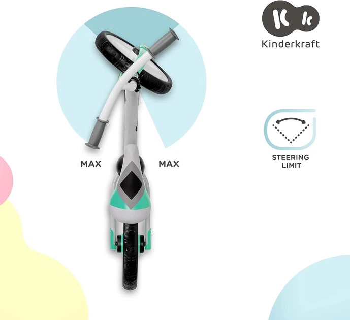 Беговел Kinderkraft 2Way Next Balance Bike - Light Green Велобег (KR2WAY00GRE00000) - изображение 4