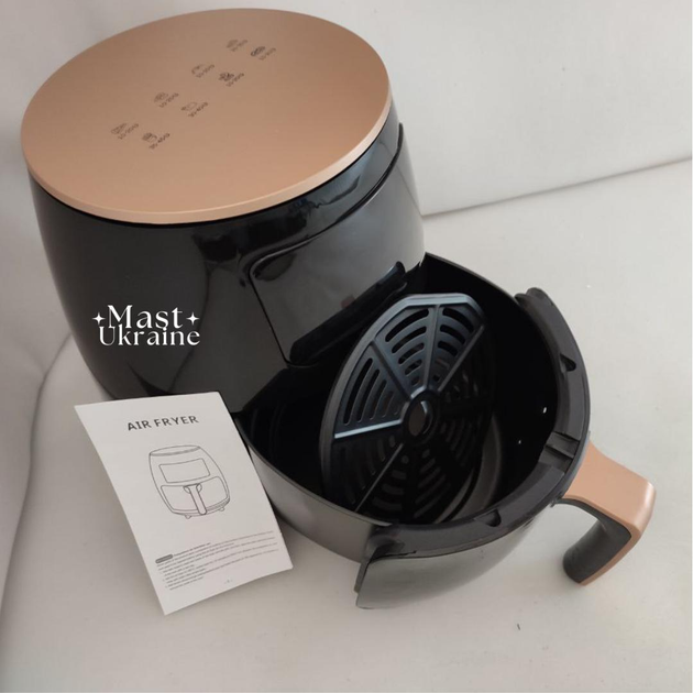 Фритюрниця AIR FRYER AIR FAYER XL-614-Black - зображення 3