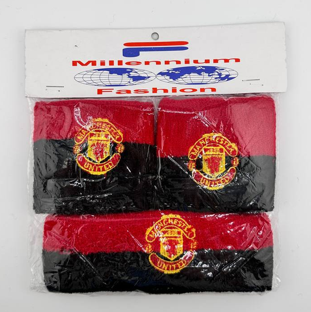 Набор напульсник и повязка на голову Manchester United GH-305 - изображение 2