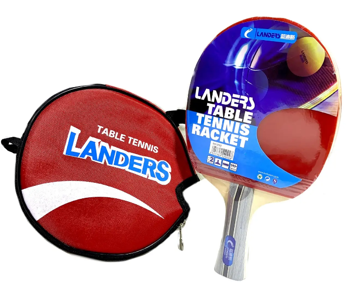 Ракетка для настільного тенісу Landers 2 star - Фото 3 Ракетка для настільного тенісу Landers 2 star - зображення 3