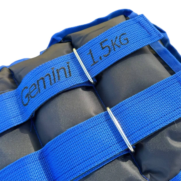 Утяжелители-манжеты песок Gemini по 1.5кг G8833-3BL - Фото 2 Утяжелители-манжеты песок Gemini по 1.5кг G8833-3BL - изображение 2