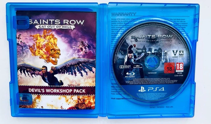 Saints Row IV Re-Elected & Gat Out Of Hell First Edition, русские субтитры - диск для PlayStation 4, Б/У - Фото 2 Saints Row IV Re-Elected & Gat Out Of Hell First Edition, русские субтитры - диск для PlayStation 4, Б/У - изображение 2