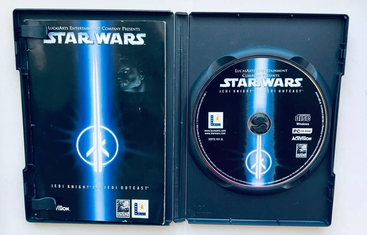 Star Wars Jedi Knight II Jedi Outcast, английская версия - диск для PC, Б/У - изображение 2