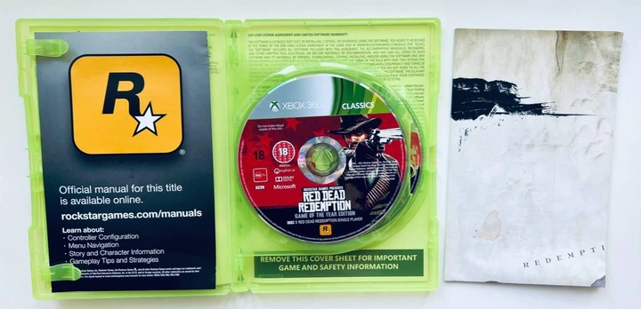 Red Dead Redemption Game of the Year Edition, английская версия - диск для Xbox One / XBOX 360, Б/У - Фото 2 Red Dead Redemption Game of the Year Edition, английская версия - диск для Xbox One / XBOX 360, Б/У - изображение 2