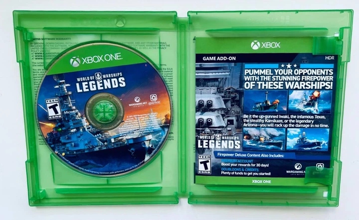 World Of Warships Legends Firepower Deluxe Edition, русская версия - диск для XBOX One, Б/У - изображение 2