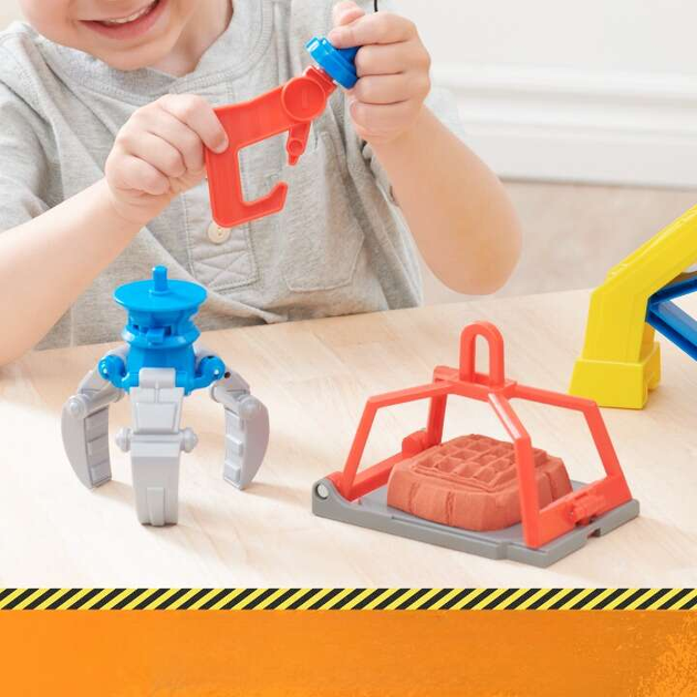 Dźwig Spin Master Psi Patrol Rubble i jego Ekipa 60 cm z buldożerem figurką piaskiem kinetycznym i akcesoriami (6067494) - obraz 5