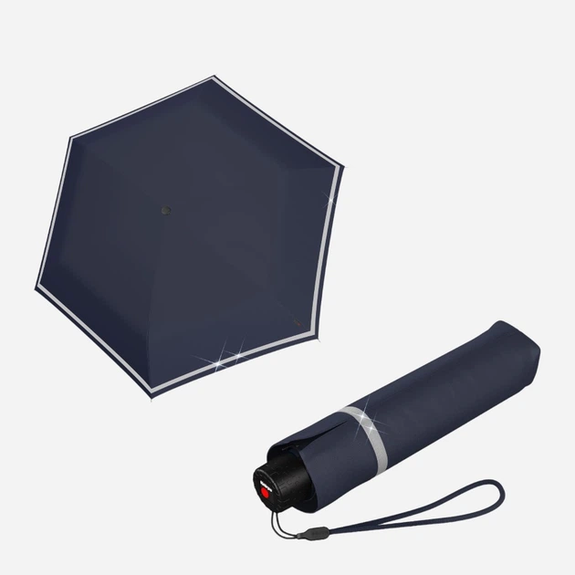 Зонт складной механический Knirps Rookie Manual Kn95 6050 1201 Синий (9003034287424) - Фото 1 Зонт складной механический Knirps Rookie Manual Kn95 6050 1201 Синий (9003034287424) - изображение 1