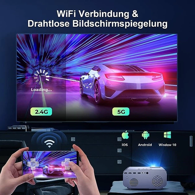 Проектор Giaomar C12 Full HD Wi-Fi Bluetooth b8 - изображение 3