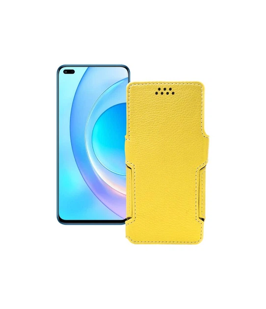 Чохол-книжка з екошкіри для телефону Huawei Nova 8i Жовтий - Фото 1 Чохол-книжка з екошкіри для телефону Huawei Nova 8i Жовтий - зображення 1