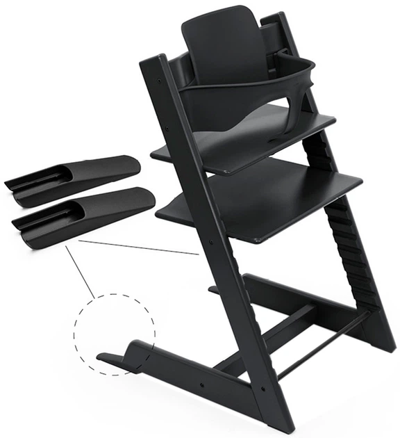 Спинка с ограничителем Stokke Baby Set² Black для стульчика Tripp Trapp (650002) - Фото 2 Спинка с ограничителем Stokke Baby Set² Black для стульчика Tripp Trapp (650002) - изображение 2