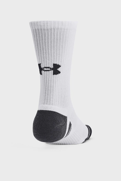 Носки UA Performance Tech 3pk Crew Белый S (1379512-100 S) - Фото 2 Носки UA Performance Tech 3pk Crew Белый S (1379512-100 S) - изображение 2