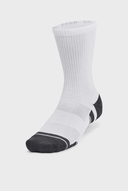 Носки UA Performance Tech 3pk Crew Белый S (1379512-100 S) - Фото 3 Носки UA Performance Tech 3pk Crew Белый S (1379512-100 S) - изображение 3